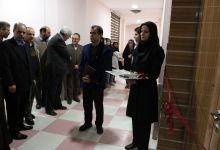 گزارش تصویری از بازدید هیات رئیسه دانشگاه از دانشکده علوم زمین